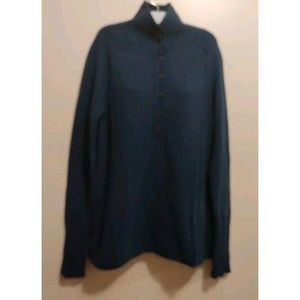 Soft Surroundings  Ladies Medium Blue Tunic Pullover Sweater  Blue   Turtle Neck